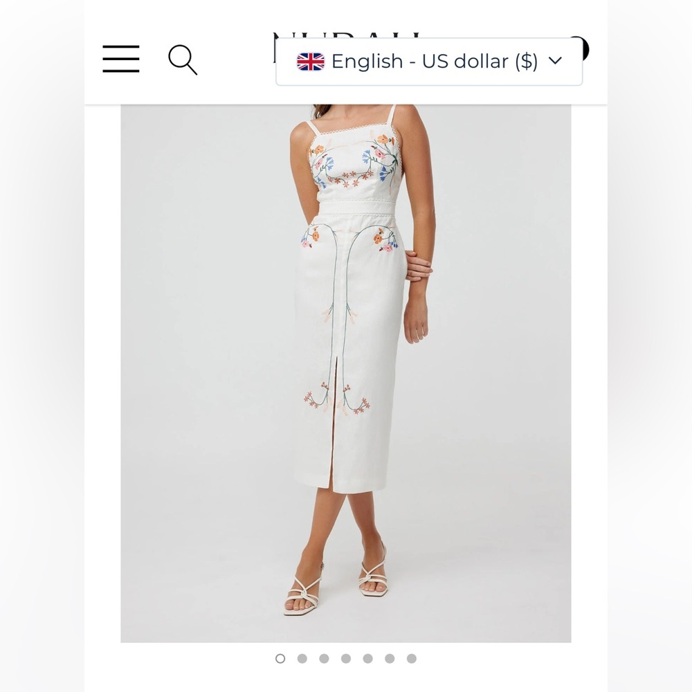 KEEPSAKE The Label Sicily midi halter dress NWT Size 4/S